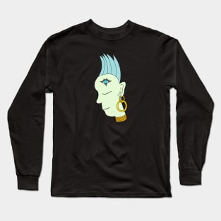 Abstract and ambiguous female face/figure/character Long Sleeve T-Shirt